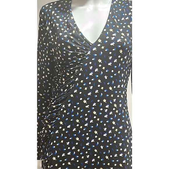 $1895 Jason Wu V-Neck Long Sleeve Floral Print Jersey Dress Size 12 - Picture 9 of 9